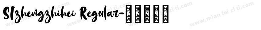 SIzhengzhihei Regular字体转换